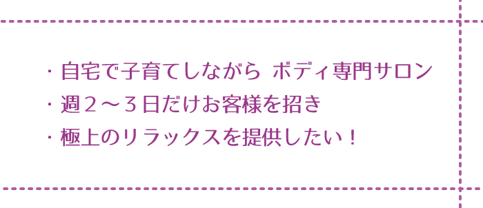 エステサロンの開業案を具体化