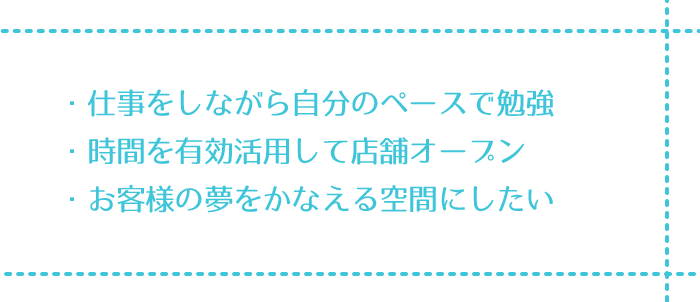エステサロンの開業案を具体化