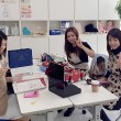 アロマフェイシャルを習得中のO様
