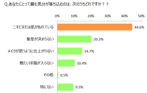 新生活と肌トラブルに関する生活者調査：株式会社マンダム