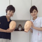岡山からエステスクールへ技術向上のためフェイシャル応用技術を学んでいただきました。
