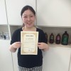 ホットストーンを新しいメニューにするため愛媛から大阪のフォレストエステティックスクールへ
