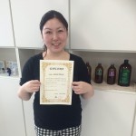 ホットストーンを新しいメニューにするため愛媛から大阪のフォレストエステティックスクールへ