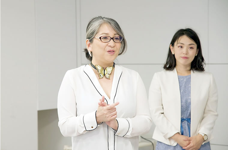 フォレストエステティックスクール東京秋葉原　リニューアル発表会　支社長挨拶
