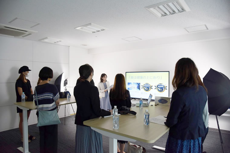 フォレストエステティックスクール東京秋葉原　リニューアル発表会　新商品先行発表